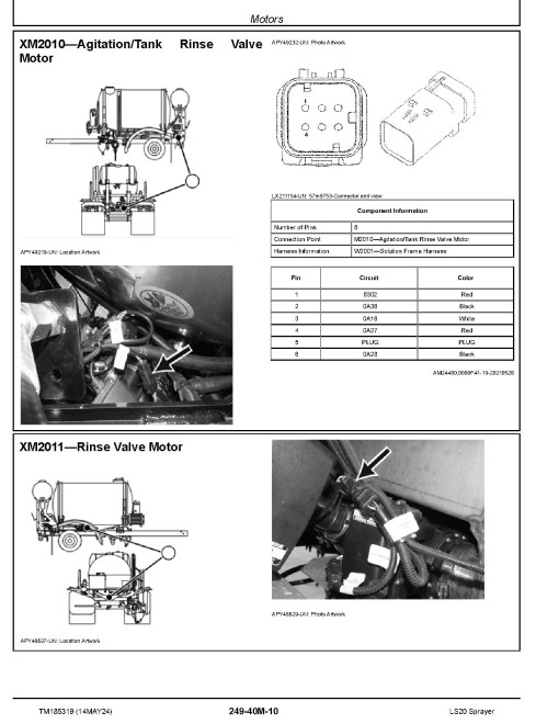 John Deere LS20 (SN from 024001) Mounted Sprayers Diagnostic Technical Manual (TM185319)