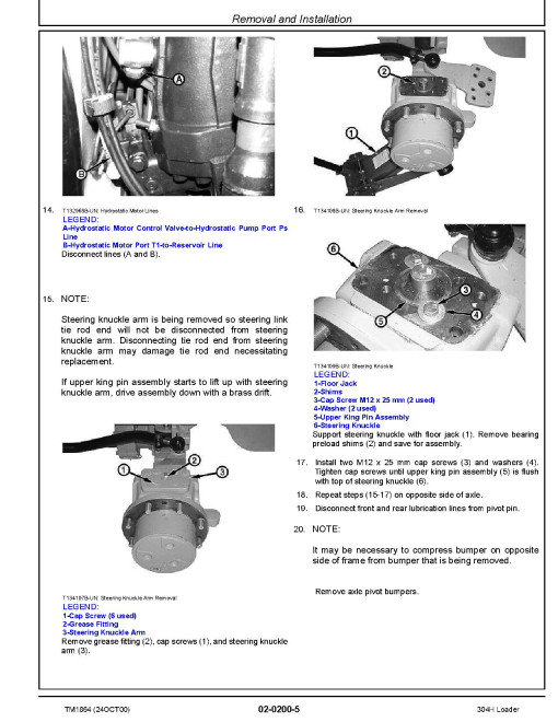 John Deere 304H Compact 4WD Loaders Repair Manual (TM1864) John Deere 304H Compact 4WD Loaders Repair Manual (TM1864)