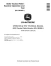 John Deere 653G (SN: 880060-) Tracked Feller Bunchers Operation and Test Manual (TM1868)
