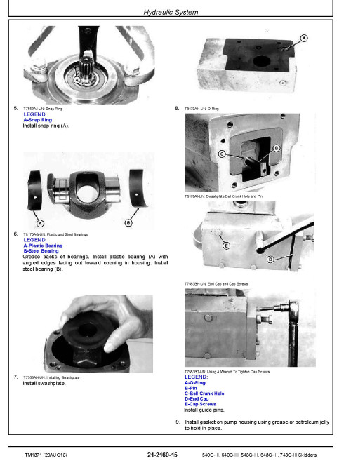John Deere 540G-III, 640G-III Skidders, 548G-III, 648G-III and 748G-III Grapple Skidders (SN:-586336) Repair Manual (TM1871) John Deere 540G-III, 640G-III Skidders, 548G-III, 648G-III and 748G-III Grapple Skidders (SN:-586336) Repair Manual (TM1871)