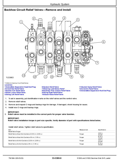 John Deere 310SG and 315SG Side Shift Backhoe Loaders Repair Manual (TM1884) John Deere 310SG and 315SG Side Shift Backhoe Loaders Repair Manual (TM1884)