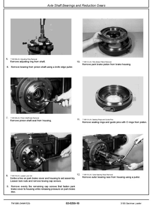 John Deere 310G Backhoe Loaders Repair Manual (TM1886) John Deere 310G Backhoe Loaders Repair Manual (TM1886)