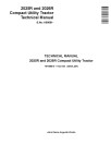 John Deere 2025R and 2026R (SN from A00001) Compact Utility Tractors Technical Manual (TM188619)
