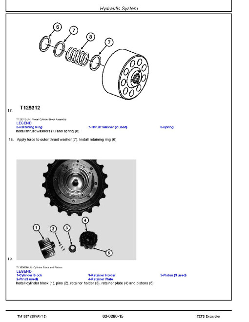 John Deere 17 ZTS Compact Excavators Repair Manual (TM1897) John Deere 17 ZTS Compact Excavators Repair Manual (TM1897)