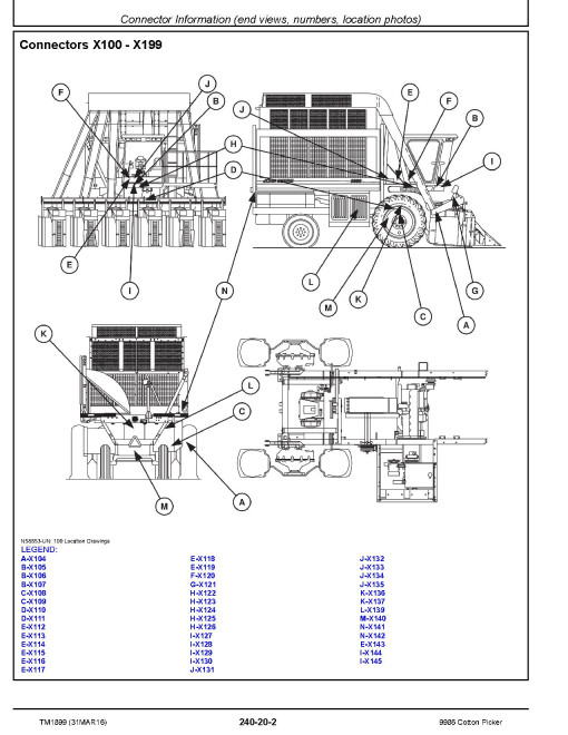 John Deere 9986 Cotton Pickers Diagnostic Manual (TM1899) John Deere 9986 Cotton Pickers Diagnostic Manual (TM1899)