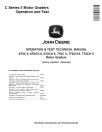 John Deere 670C, 670CH, 672CH, 770C, 770CH and 772CH Series II Motor Graders Operation and Test Manual (TM1914)