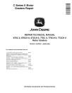 John Deere 670C, 670CH, 672CH, 770C, 770CH and 772CH Series II Motor Graders Repair Manual (TM1915)