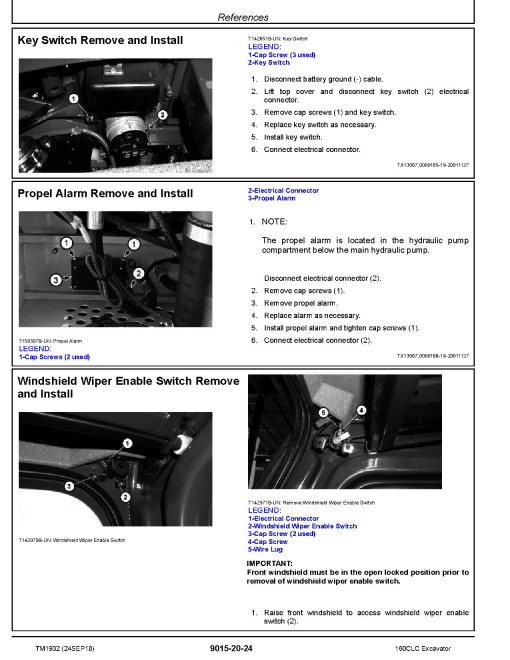 John Deere 160C LC Crawler Excavators Operation and Test Manual (TM1932) John Deere 160C LC Crawler Excavators Operation and Test Manual (TM1932)