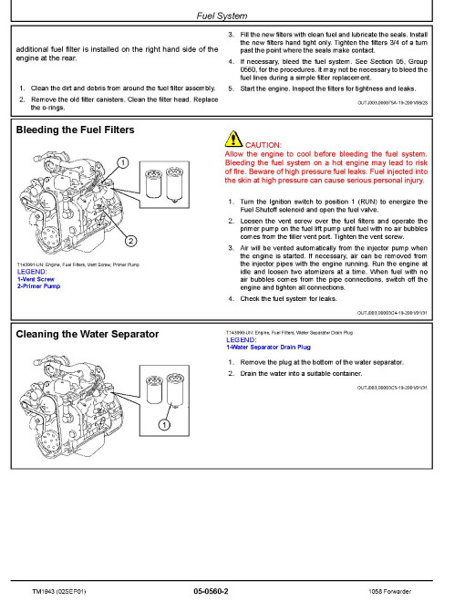 John Deere 1058 Wheeled Forwarders Repair Manual (TM1943) John Deere 1058 Wheeled Forwarders Repair Manual (TM1943)