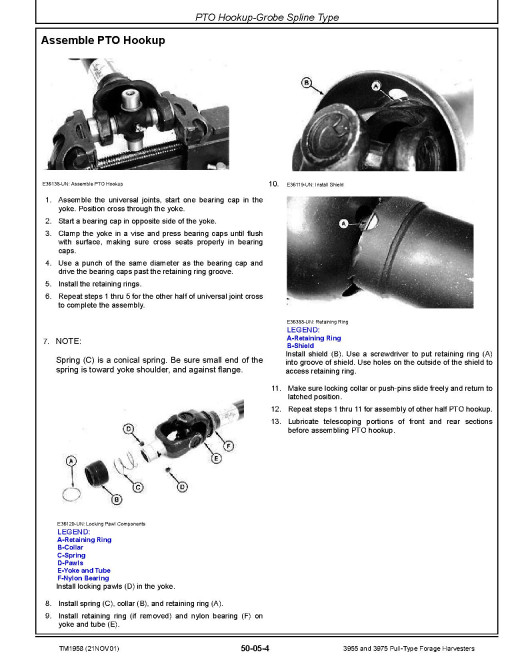 John Deere 3955 and 3975 Pull-Type Forage Harvesterss Repair Manual (TM1958) John Deere 3955 and 3975 Pull-Type Forage Harvesterss Repair Manual (TM1958)