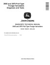 John Deere 3955 and 3975 Pull-Type Forage Harvesterss Diagnostic Manual (TM1959)
