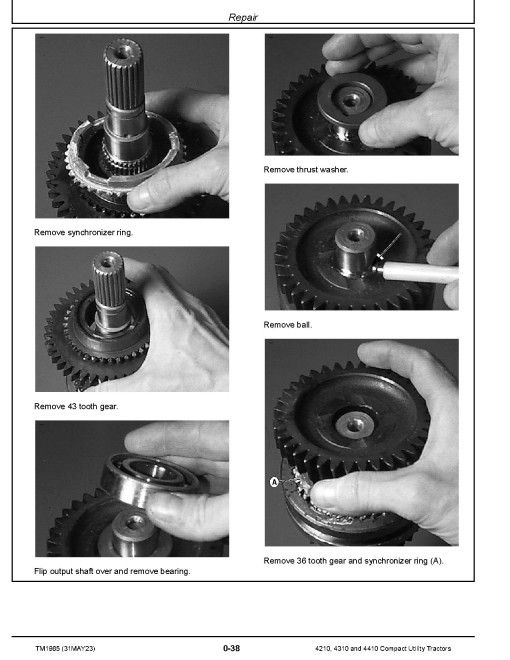 John Deere 4210, 4310 and 4410 Compact Utility Tractors Technical Manual (TM1985) John Deere 4210, 4310 and 4410 Compact Utility Tractors Technical Manual (TM1985)