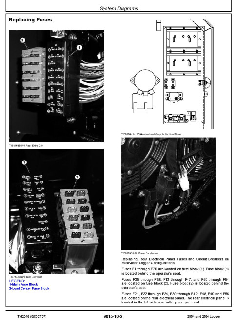 John Deere 2054 and 2554 Excavator Loggers Technical Manual (TM2016) John Deere 2054 and 2554 Excavator Loggers Technical Manual (TM2016)