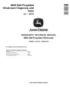 John Deere 4895 (SN. up to 180000) Self-Propelled Windrowers Diagnostic Manual (TM2034)