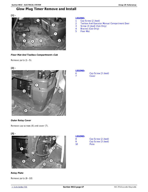 John Deere 50C ZTS Compact Excavators Operation and Test Manual (TM2056) John Deere 50C ZTS Compact Excavators Operation and Test Manual (TM2056)