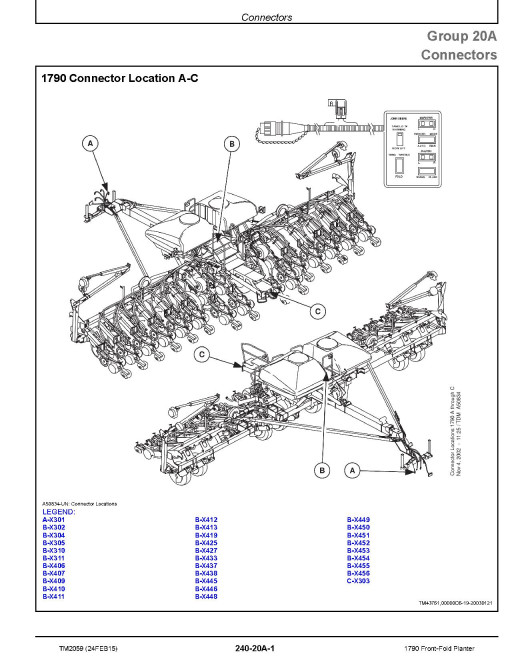John Deere 1790 Front-Fold Planters (SN. up to 705100) Diagnostic Manual (TM2059) John Deere 1790 Front-Fold Planters (SN. up to 705100) Diagnostic Manual (TM2059)