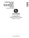 John Deere Computer Trak 150, 250, 350 and 450 Monitors (North American Edition) Technical Manual (TM2064)