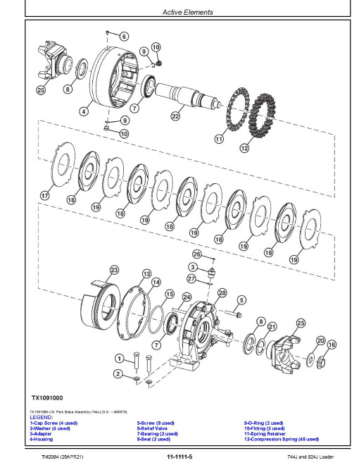 John Deere 744J and 824J 4WD Loaders Repair Manual (TM2084) John Deere 744J and 824J 4WD Loaders Repair Manual (TM2084)