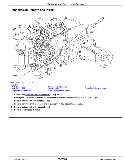 John Deere 744J and 824J 4WD Loaders Repair Manual (TM2084) John Deere 744J and 824J 4WD Loaders Repair Manual (TM2084)