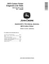 John Deere 9970 (PIN. up to 1N0___023000, N0___023000) Cotton Pickers Diagnostic Manual (TM2100)