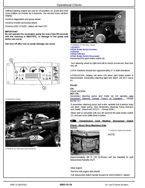 John Deere 540G-III, 640G-III Skidders, 548G-III, 648G-III, 748G-III, TimberJack 360D, 460D and 560D Grapple Skidders Operation and Test Manual (TM2110) John Deere 540G-III, 640G-III Skidders, 548G-III, 648G-III, 748G-III, TimberJack 360D, 460D and 560D Grapple Skidders Operation and Test Manual (TM2110)