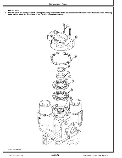 John Deere 9970 Cotton Pickers Repair Manual (TM2117) John Deere 9970 Cotton Pickers Repair Manual (TM2117)