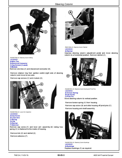 John Deere 4920 (SN. from 000101) Self-Propelled Sprayers Repair Manual (TM2124) John Deere 4920 (SN. from 000101) Self-Propelled Sprayers Repair Manual (TM2124)
