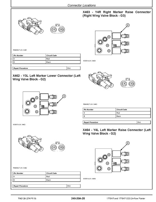 John Deere 1770NT and 1770NT CCS 24-Row Planters (SN: 730101-735100) Diagnostic Manual (TM2129)
