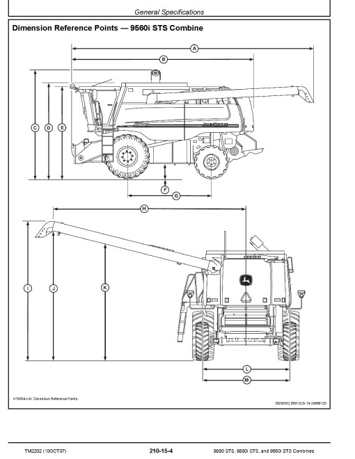 John Deere 9560i STS, 9880 STS and 9880i STS Combines Diagnostic Manual (TM2202) John Deere 9560i STS, 9880 STS and 9880i STS Combines Diagnostic Manual (TM2202)