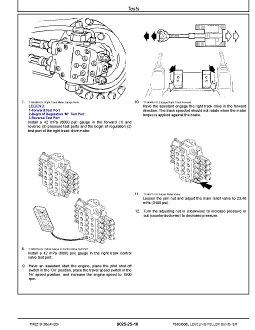 John Deere 759G and TimberJack 608L Feller Bunchers (SN: 134462-) Operation and Test Manual (TM2218) John Deere 759G and TimberJack 608L Feller Bunchers (SN: 134462-) Operation and Test Manual (TM2218)