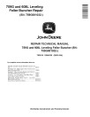 John Deere 759G (SN: 001032-) and TimberJack 608L Tracked Feller Bunchers Repair Manual (TM2219)