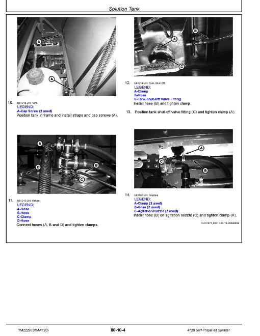 John Deere 4720 (SN. from 000101) Self-Propelled Sprayers Repair Manual (TM2229) John Deere 4720 (SN. from 000101) Self-Propelled Sprayers Repair Manual (TM2229)