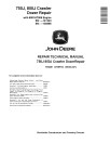John Deere 750J (SN. before 141343) and 850J (SN. before 130885) Crawler Dozers with 6081HT006 Engine Repair Manual (TM2261)