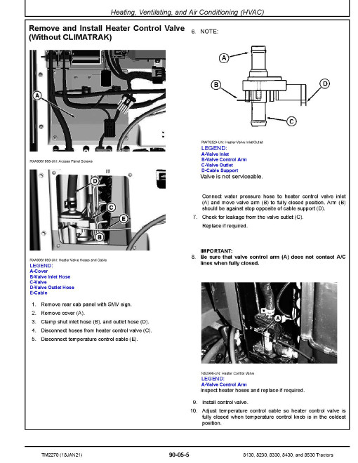 John Deere 8130, 8230, 8330, 8430 and 8530 Tractors Repair Manual (TM2270) John Deere 8130, 8230, 8330, 8430 and 8530 Tractors Repair Manual (TM2270)