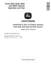 John Deere 8130, 8230, 8330, 8430 and 8530 Tractors Operation and Test Manual (TM2280)