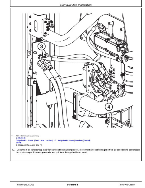 John Deere 844J 4WD Loaders Repair Manual (TM2307) John Deere 844J 4WD Loaders Repair Manual (TM2307)
