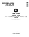 John Deere Select Series X300, X304, X310, X320, X324, X340 and X360 Lawn Tractors (SN. from 010001) Technical Manual (TM2308)