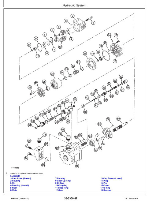 John Deere 75C Crawler Excavators Repair Manual (TM2358) John Deere 75C Crawler Excavators Repair Manual (TM2358)