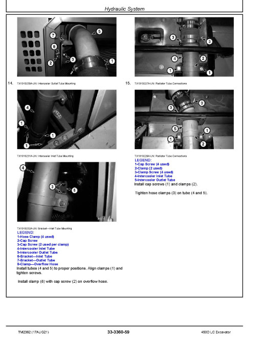 John Deere 450D LC Crawler Excavators Repair Manual (TM2362) John Deere 450D LC Crawler Excavators Repair Manual (TM2362)
