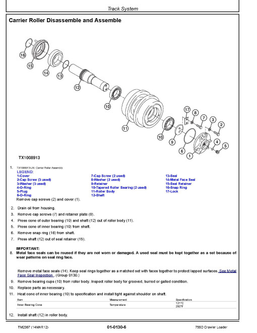 John Deere 755D Crawler Loaders Repair Manual (TM2367) John Deere 755D Crawler Loaders Repair Manual (TM2367)