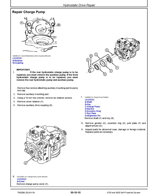 John Deere 4730 and 4830 Self-Propelled Sprayers (North American Edition) Repair Manual (TM2368) John Deere 4730 and 4830 Self-Propelled Sprayers (North American Edition) Repair Manual (TM2368)