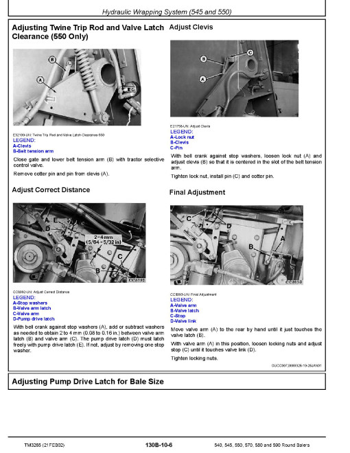 John Deere 540, 545, 550, 570, 580 and 590 Round Balers Technical Manual (TM3265) John Deere 540, 545, 550, 570, 580 and 590 Round Balers Technical Manual (TM3265)