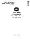 John Deere 565 and 575 Round Balers (European Edition) Technical Manual (TM3282)