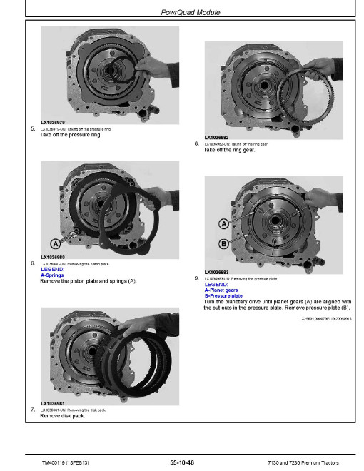 John Deere 7130 and 7230 Premium Tractors (North America) Service Repair Techical Manual (TM400119) John Deere 7130 and 7230 Premium Tractors (North America) Service Repair Techical Manual (TM400119)