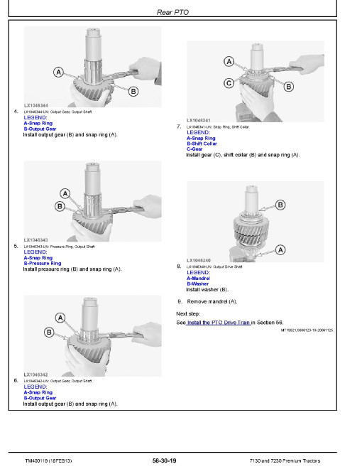 John Deere 7130 and 7230 Premium Tractors (North America) Service Repair Techical Manual (TM400119) John Deere 7130 and 7230 Premium Tractors (North America) Service Repair Techical Manual (TM400119)