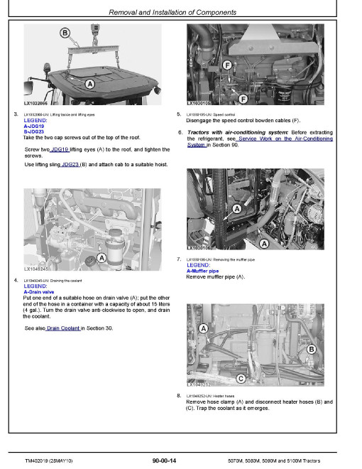 John Deere 5070M, 5080M, 5090M and 5100M Tractors (European Edition) Repair Manual (TM402019) John Deere 5070M, 5080M, 5090M and 5100M Tractors (European Edition) Repair Manual (TM402019)