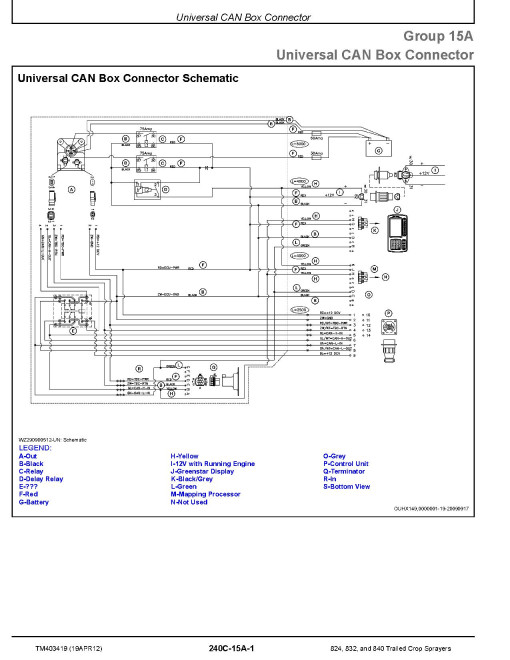 John Deere 824, 832 and 840 Trailed Crop Sprayers Diagnostic Manual (TM403419) John Deere 824, 832 and 840 Trailed Crop Sprayers Diagnostic Manual (TM403419)