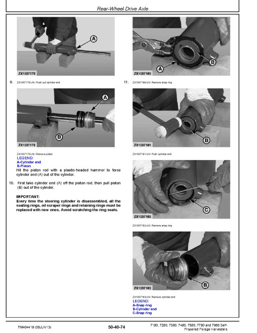 John Deere 7180, 7280, 7380, 7480, 7580, 7780 and 7980 Self-Propelled Forage Harvesters Repair Manual (TM404419) John Deere 7180, 7280, 7380, 7480, 7580, 7780 and 7980 Self-Propelled Forage Harvesters Repair Manual (TM404419)