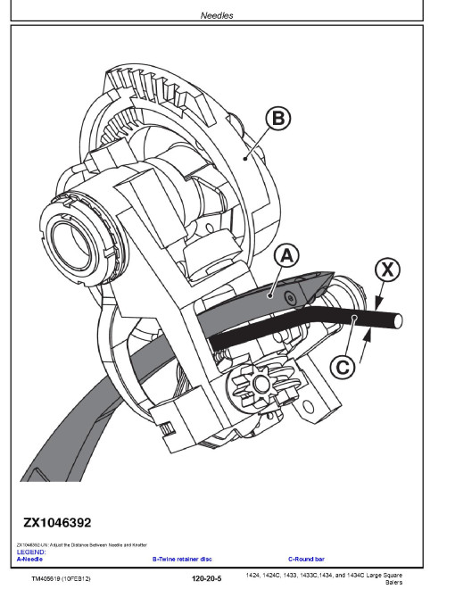 John Deere 1424, 1424C, 1433, 1433C, 1434 and 1434C Large Square Balers Technical Manual (TM405619) John Deere 1424, 1424C, 1433, 1433C, 1434 and 1434C Large Square Balers Technical Manual (TM405619)
