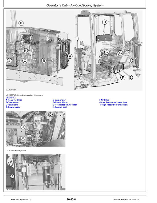 John Deere 6150M and 6170M Tractors (MY13-15) Repair Manual (TM405919) John Deere 6150M and 6170M Tractors (MY13-15) Repair Manual (TM405919)